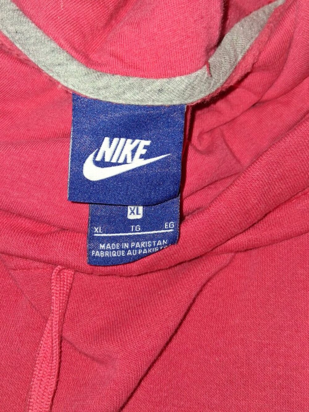 NIKE PINK HOODIE XL - Picture 4 of 4